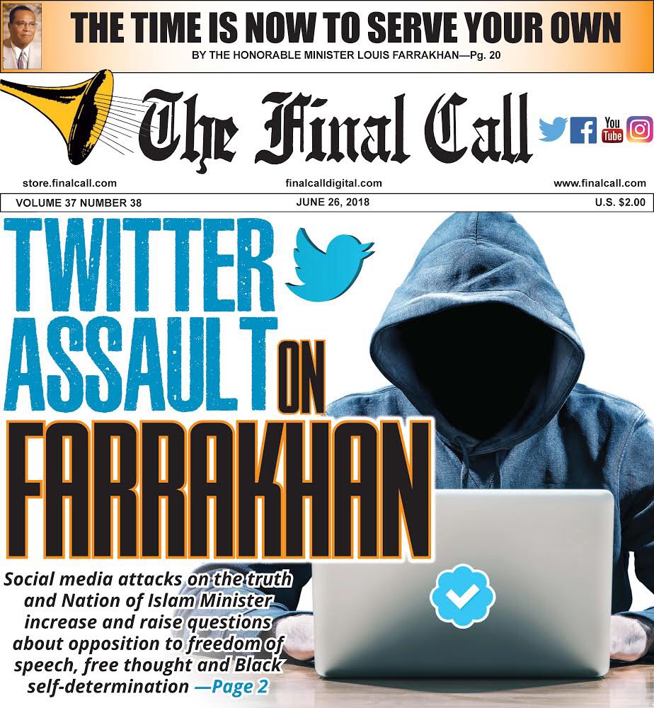 TheFinalCall's tweet image. Why is Minister Farrakhan’s account de-verified if it doesn’t violate @Twitter ‘s policies? Here’s the real reason behind the de-verification —&amp;gt; buff.ly/2LZnHEU #DefendingFarrakhan