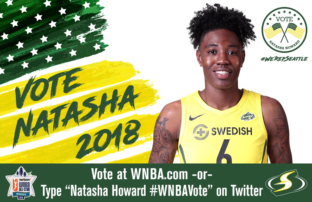 seattlestorm's tweet image. RT to vote Natasha Howard for WNBA All-Star 2018!

#WNBAVote
