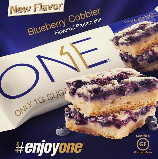 DpsNutrition's tweet photo. Get 15% off @ONE1Brands Blueberry Cobbler One Protein bars at DPS Nutrition with coupon DPS10! #EnjoyOne
https://t.co/lhD68ajtOh https://t.co/b5E3MwYGLO