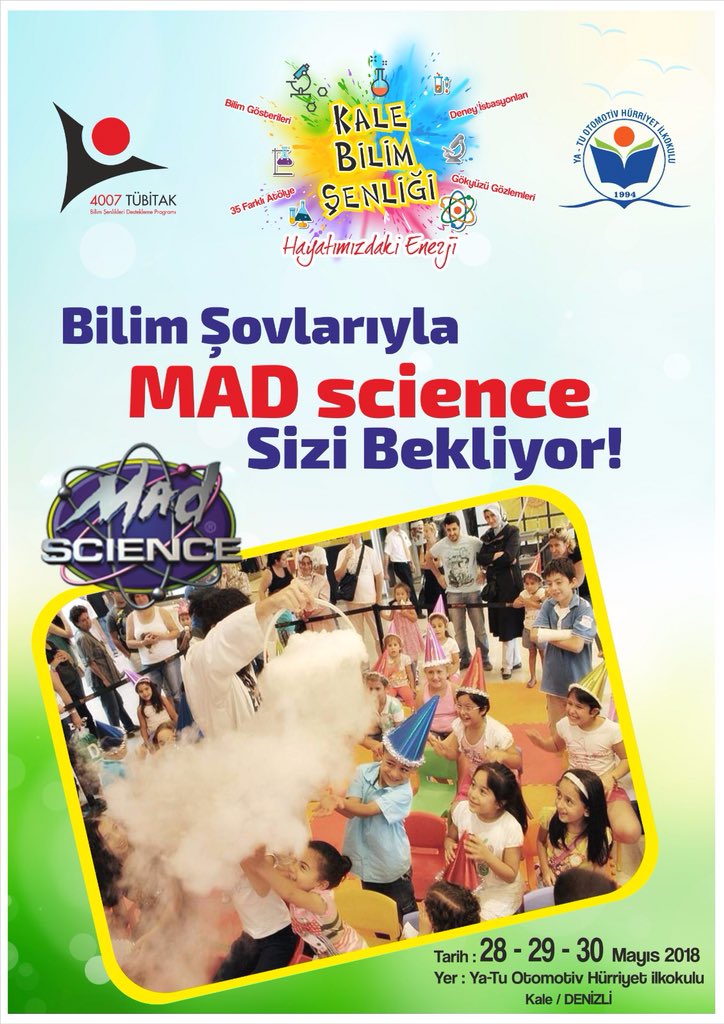 Denizli/Kale Yatu Otomotiv Hürriyet İlkokulu öğretmenimiz Hatice Hale Bulutun koordinatörlüğünde TÜBİTAK 4007 Projesi düzenlendi.#farklıyızögretmeniz