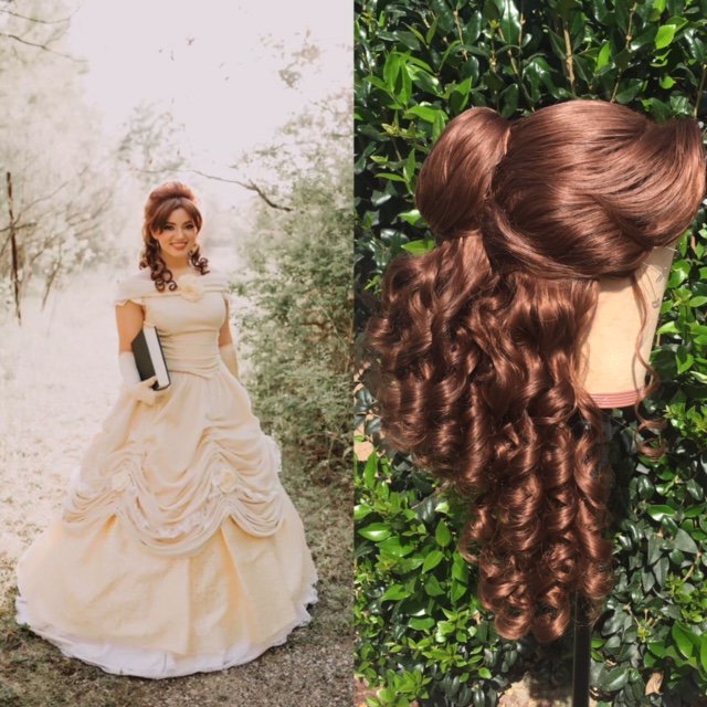 Onceuponawigs's tweet photo. Loving my Belle inspired wig on one of my favorite customers! Order yours today! https://t.co/jjH9EqCZvv    @ArdaWigs @ArdaWigsCanada #crowningjewelproductions #handmade #etsy #DisneyCosplay #cosplay #cosplayer #cosplayergirl #princessparty #onceuponacreationwigs #princesscosplay https://t.co/9WFDsmTwh4