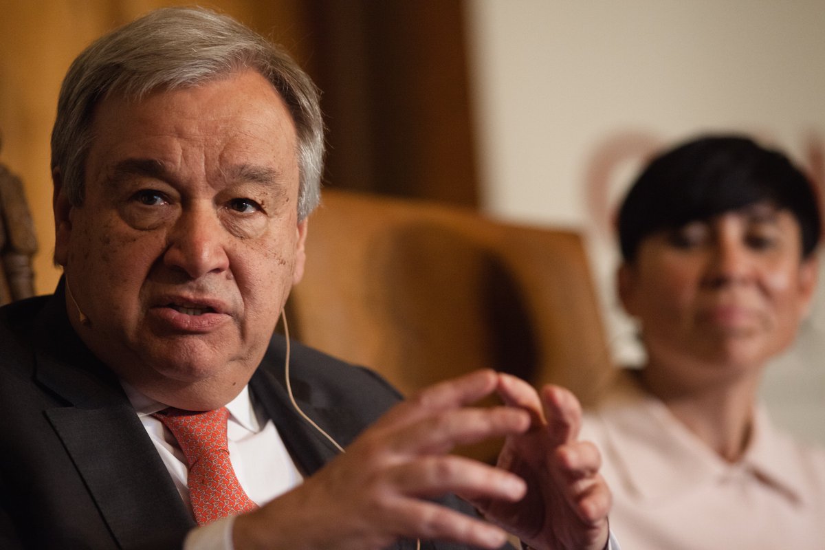 António Guterres tweet media