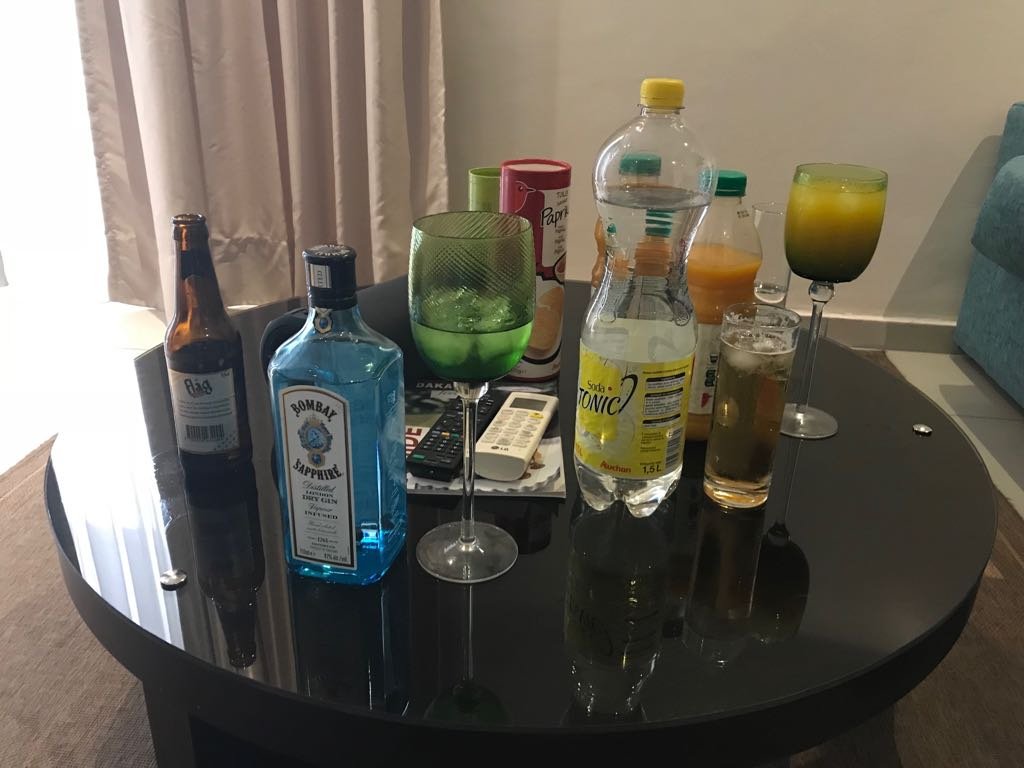 Awethu_F's tweet photo. So....Senegal won!!! Its about get lit tonight. Pre-drinks 🔥🔥🔥🔥🔥 #HelloDakar https://t.co/xqJsULyNe8