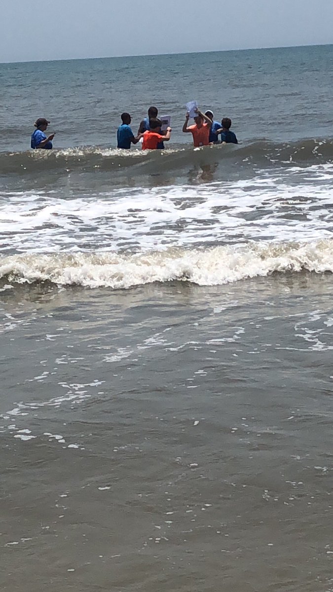CoachStoneham's tweet image. Beach Day @SturgeonCityNC Science Institute. @nbms_sciencelab
