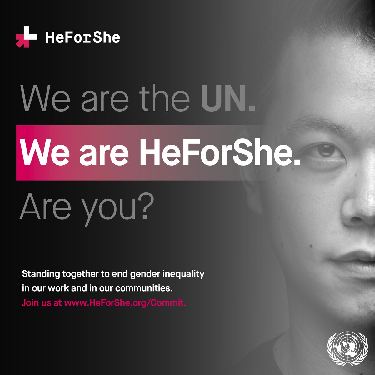 To support <a href="/antonioguterres/">António Guterres</a>' commitment to gender equality, we <a href="/UN/">United Nations</a> must stand together👫#HeForShe 

Young ppl must be our partners in fighting gender inequality, especially young men+boys, because it's their issue too!

Here's the <a href="/HeForShe/">HeForShe</a> mobilization🗺️bit.ly/2HZPoLI
