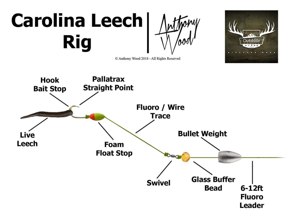 Anthony Wood on X: Some fantastic #leechfishing rigs for you to