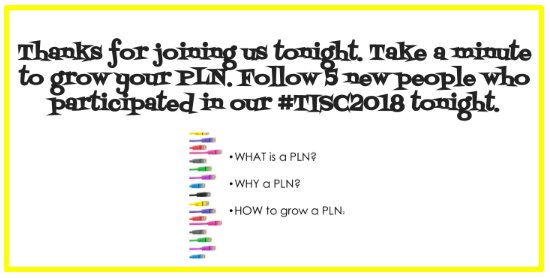 JamesMoffettJr's tweet image. Thanks for joining us tonight! #TISC2018