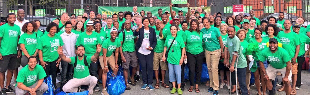 sambaforDC's tweet photo. Still have 30 minutes and counting to make it to the polls. Come out for a strong finish for @MurielBowser https://t.co/2blZLnIqFz