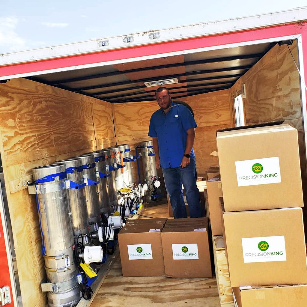 DustinHudsonAR's tweet photo. I was like a little kid in a candy store today. Finally got all my equipment in, calibrated, and most of it installed. When you love what you do you will never work a day in your life. Cross County, Arkansas @ArkansasNRCS @USDA_NRCS @arkansassoybean https://t.co/jIH48Axchx