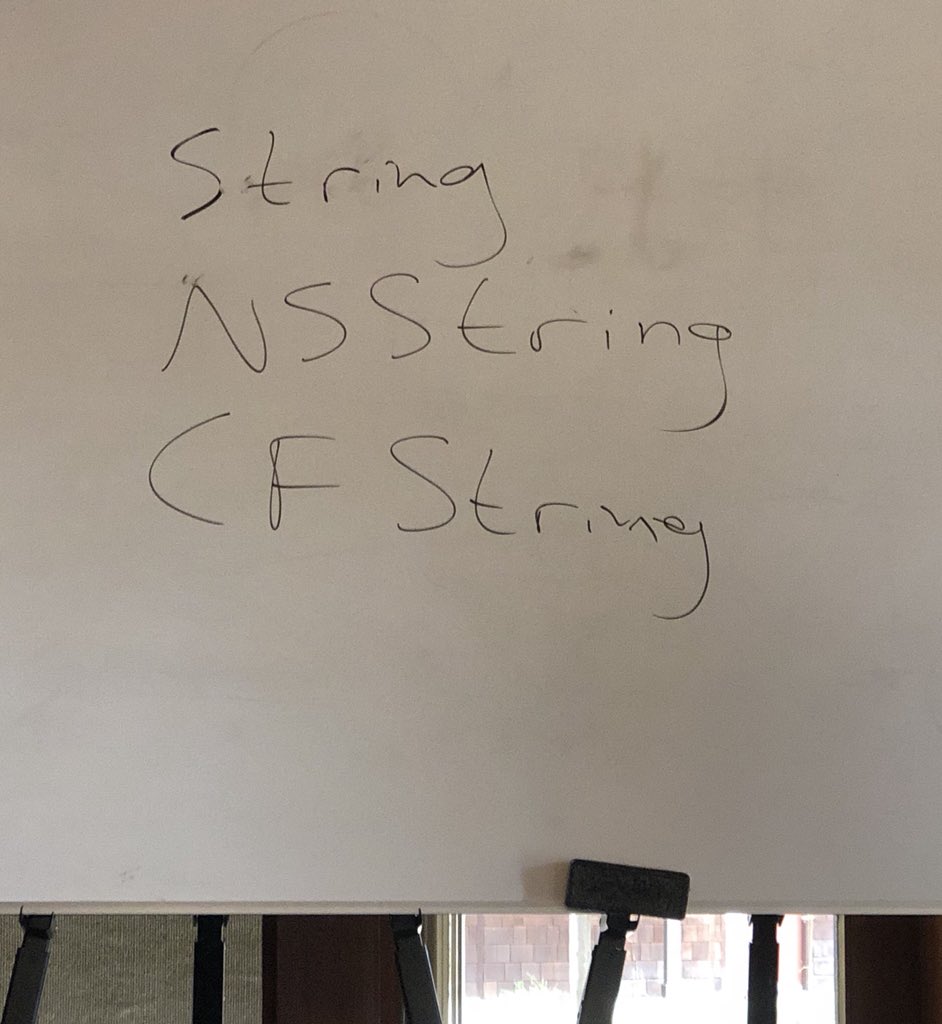 jay_yupinhu's tweet image. I now get one more choice to work with string #cfstring #iosdev #BigNerdRanch