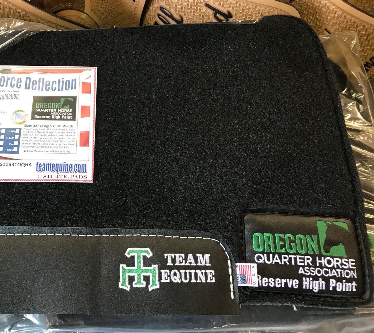 TeamEquine's tweet photo. Awards are up at the Oregon Summer Classic! Team Equine saddle pads are the Reserve Hi Point award!!
#TeamEquine #oregonsummerclassic https://t.co/qWUO5REbsH