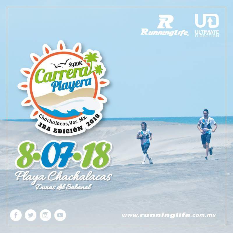 RunningLife_'s tweet photo. ¡Muchas gracias a nuestro Patrocinador Oficial Ultimate Direction México por estar presente en la 3era. Edición #CarreraPlayera 5 y 10K #Chachalacas 2018 presentada por @RunningLife_ el 08.07.18 en Playa y Dunas de Chachalacas! #Nadatedetiene #UDMex #UDhydrates #RunwithUD 👉🏃😎 https://t.co/MSsSYtVYOV