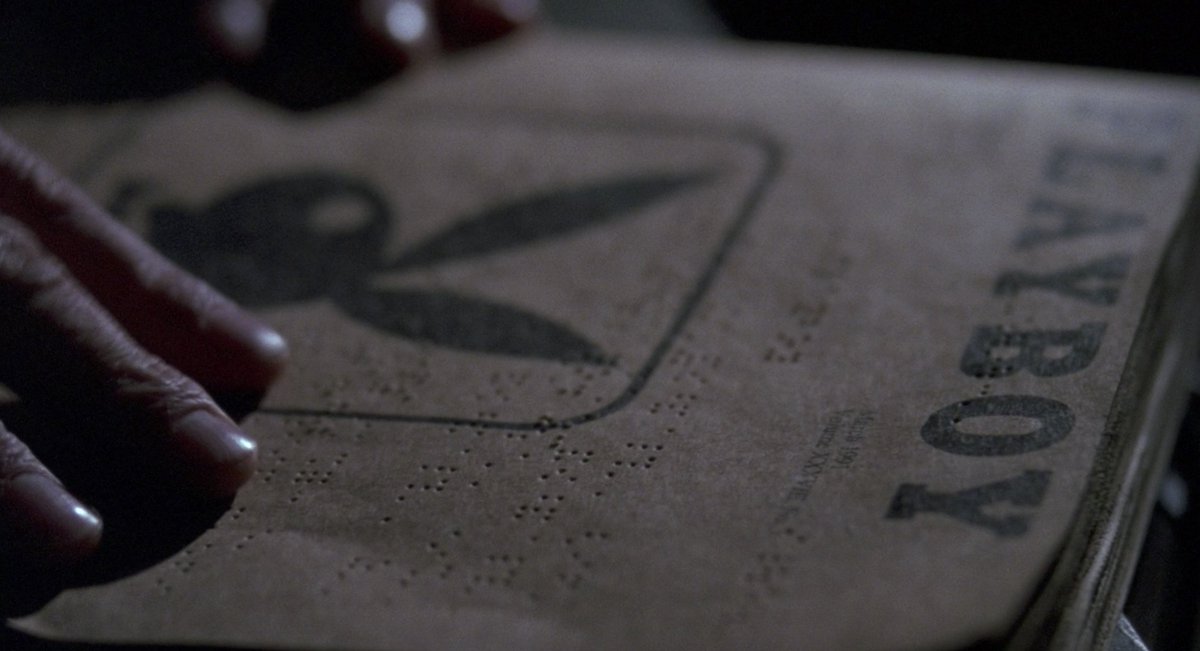 Whistler reading Playboy in braille in SNEAKERS remains one of the all-time best character introductions
