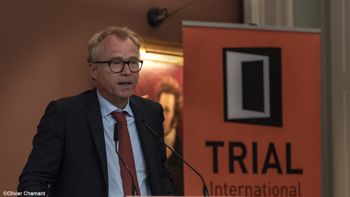 « In post-conflict situations, the recognition of crimes committed is an essential component towards reconciliation » declared #Switzerland’s Ambassador to the #UN Valentin Zellweger during <a href="/Trial/">TRIAL International</a> ’s event on #CRSV <a href="/swiss_un/">SwitzerlandUN</a>