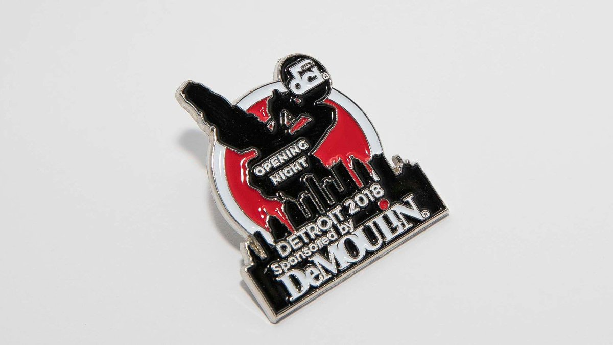 SoundSport's tweet photo. The first 4,000 fans at the DCI Tour Premiere presented by @DeMoulinBros will receive this commemorative pin!  See you Thursday at @fordfield in Detroit. @TheDiplomatsDBC step off at 8:15 PM. https://t.co/ycK4JIQgEB