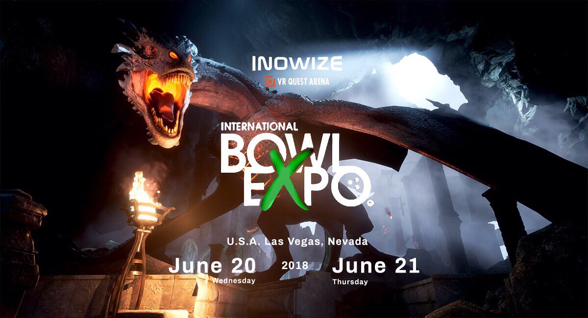 InowizeTech's tweet image. Every good adventure needs a thrill factor. Here is Feigar, our dragon, the beast of Grim Helm. Come see our dragon in Las Vegas, at The International Bowl Expo, 20th June - 21st June. 

#locationbasedvr #vrquestarena #virtualreality