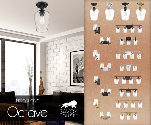 Savoy_House's tweet photo. If you're on your way to Dallas for #Lightovation, we look forward to seeing you! Visit us at TM-4901 to see all our new introductions, including a chic black finish for the Octave collection.

Remember to vote for Octave (Bath), Breckinridge (Outdoor) a… https://t.co/mcBBxAjtAd https://t.co/OiG9wdBPMm