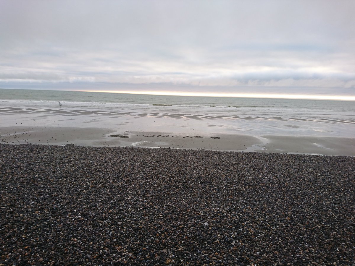 frenchtrip2018's tweet photo. Final photo of the evening. Left our mark on the beach! #daytwocomplete https://t.co/6OiwvtsVdU