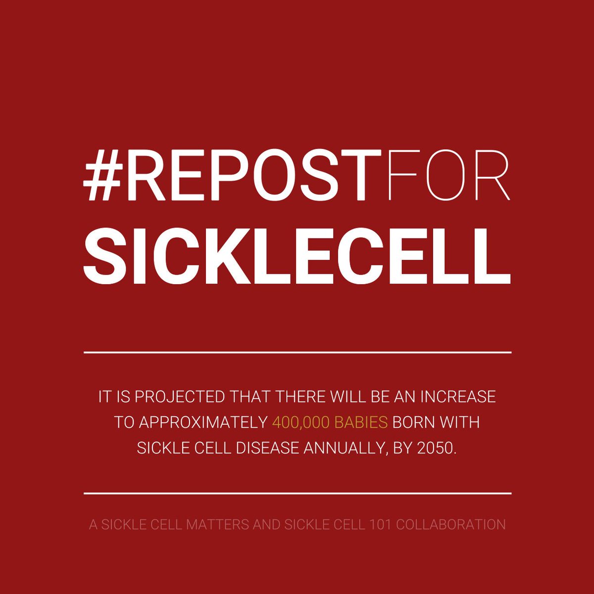 sicklecell101's tweet image. In a study conducted by evolutionary biologist, Fred Piel and his colleagues, they estimated a 30% increase of sickle cell disease births, primarily in #Nigeria and Democratic Republic of #Congo.

Sickle cell education on screening for trait is needed.

#RepostForSickleCell