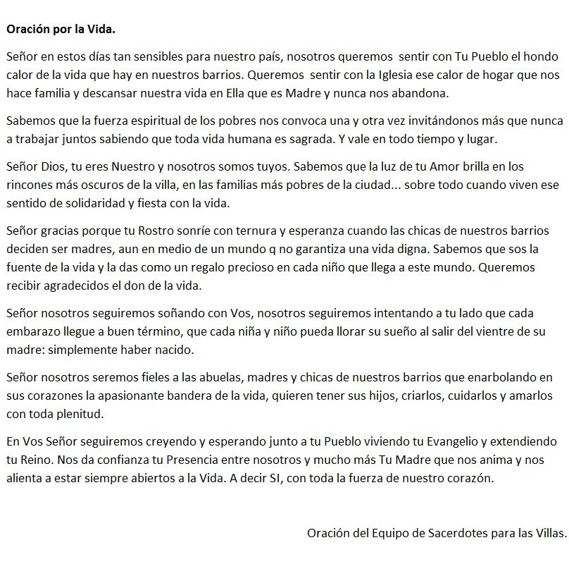 DiocesisSI's tweet photo. Oración por la Vida. #ValeTodaVida https://t.co/lpXb9WwNaG