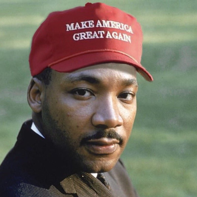 Image result for MLK MAGA Hat