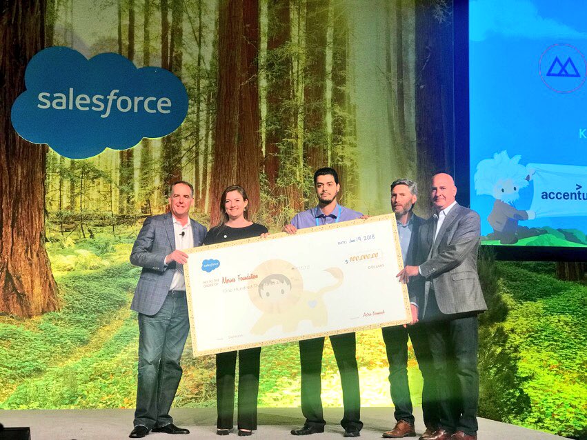 MerivisVets's tweet photo. A HUGE thank you to @salesforce for believing in Merivis. Your grant will help us scale to serve vets &amp;  spouses on their journey to a Salesforce career! Thank you @KeithBlock @Tyler_SFDC &amp; @mike945778 for presenting this to @katebperez this today! 
#Vetforce #Merivis @Vetforce https://t.co/IOQYzKWvMH