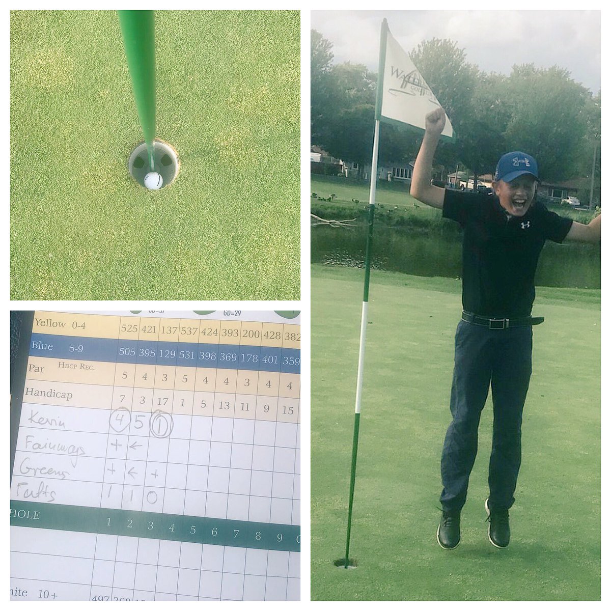 JakeThurmGolf's tweet photo. Guess whose having a pretty good couple of days?! @USJrGolfTeam 
🥇☝️⛳️

@Golfpt_jeremy @SwingBalanceMed @SuperSpeedGolf https://t.co/c5ze8BTT8n