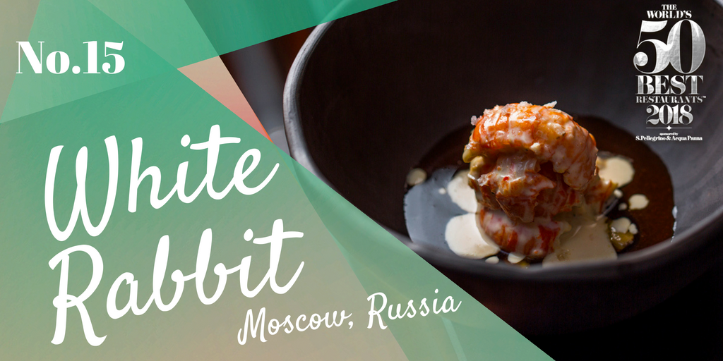 TheWorlds50Best's tweet photo. Next up is White Rabbit in Moscow, #Russia at No.15 in #Worlds50Best 2018. https://t.co/jxRhJfVFB0