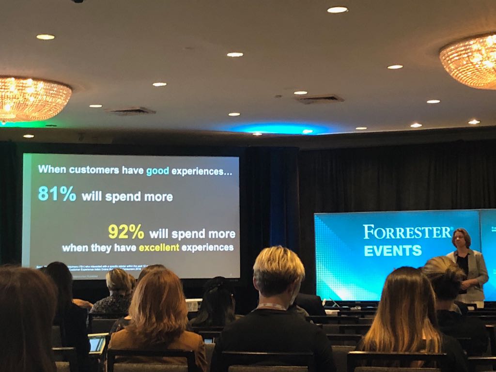 TruRating's tweet image. Remarkable insight into just how crucial customer experience is for the success of any business, as revealed at #CXNYC by our trusted partner, @Forrester. #CXIndex
