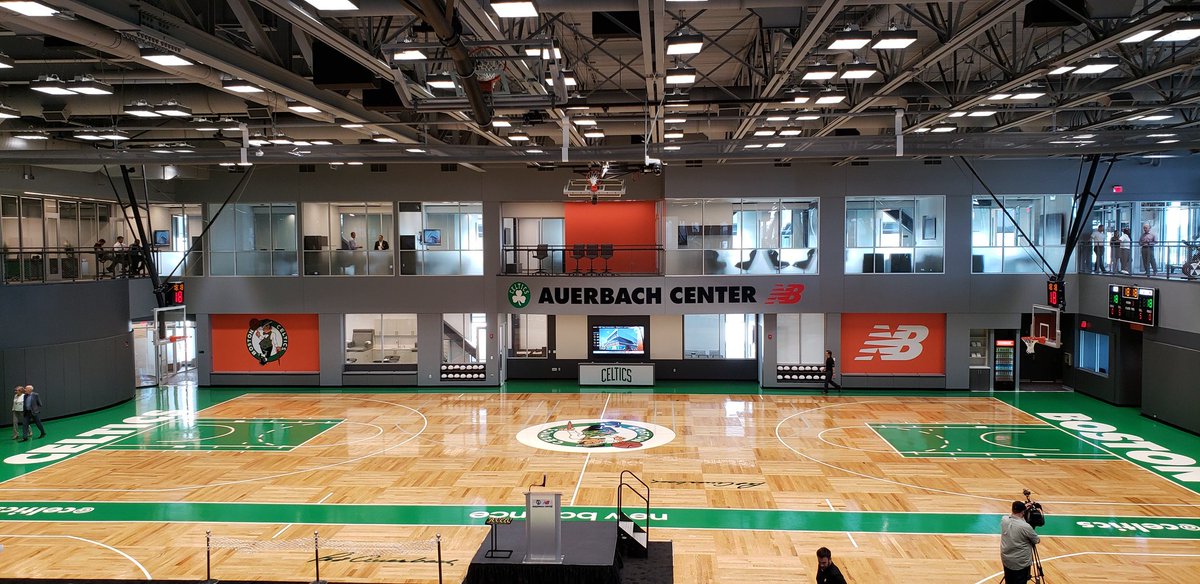 Only In Boston The Auerbach Center The Official Practice Facility Of The Boston Celtics Is Now Open In Brighton The 70 000 Square Foot Facility Features Two State Of The Art Parquet Floor Basketball Courts