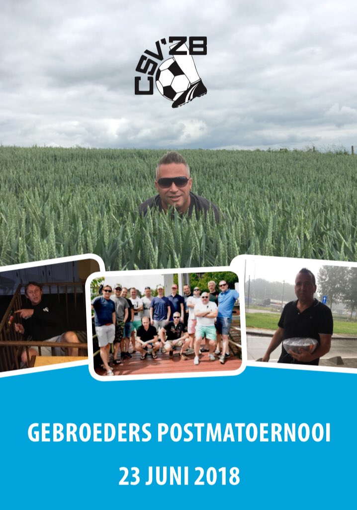 csv28_4's tweet photo. De laatste voorbereidingen worden getroffen. Nog een paar dagen (zaterdagmiddag 23 juni) en we trappen af op het Gebroeders Postma toernooi bij @CSV28. #editie2 We verwelkomen @vvSVI7 @VSWWindesheim 3 @svhtc 6 #nivo44+ en onze clubgenoten! https://t.co/FApvtnQ7FX