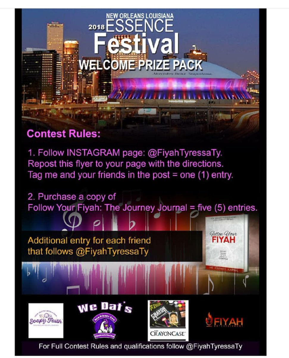 Who wants to  go to Essence Fest???
Win Free Tickets!!!