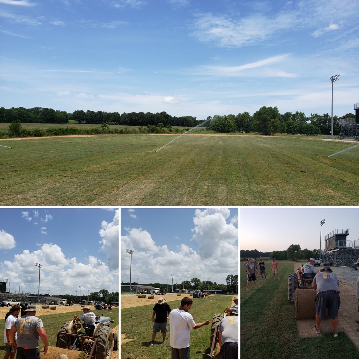 Thanks to all those involved getting our new practice field done. Scotts Hill is a special place. The boys will love it in July.
