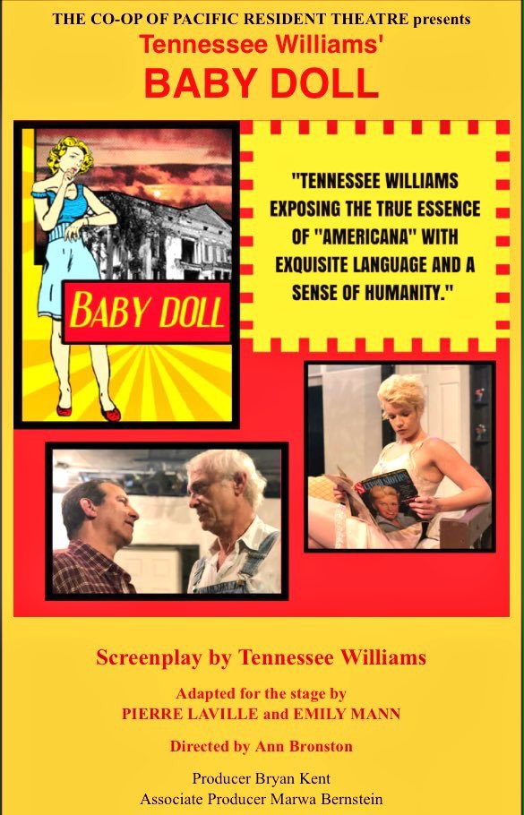PacificResThtr's tweet photo. This week on stage at PRT: #BabyDoll Thurs-Sun til July 1. #TennesseeWilliams directed by Ann Bronston. #lathtr https://t.co/p2Yp2uJ7yB #venicebeach https://t.co/6W5rk202nQ