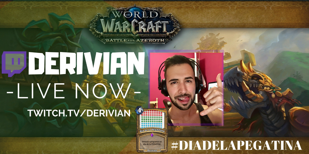 derivian_gamer's tweet photo. Empezamos!!! #DIADELAPEGATINA mientras intento levear al hunter! RT = 1 pegatina free !!! 

https://t.co/rrQtnIjw2I

🌈10-Dpoints = 1 pegatina
🔻50-Bits = 1 pegatina
💟Sub/Resub = 3 pegatinas
👍🏻 Follow = 1 pegatina
💶 1€ donación = 2 pegatinas https://t.co/uT9vYdvLZK
