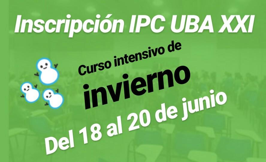 CuppCbc's tweet photo. INSCRIPCIÓN INTENSIVO DE INVIERNO UBA XXI ⛄

Ya arrancó la inscripcion a los cursos intensivos de invierno de UBA XXI y termina mañana! Así que no cuelgues en anotarte en https://t.co/KpmQBOq7hX

No es necesario haber terminado el secundario ni estar inscripto al CBC 😎 https://t.co/DbriyitNoJ