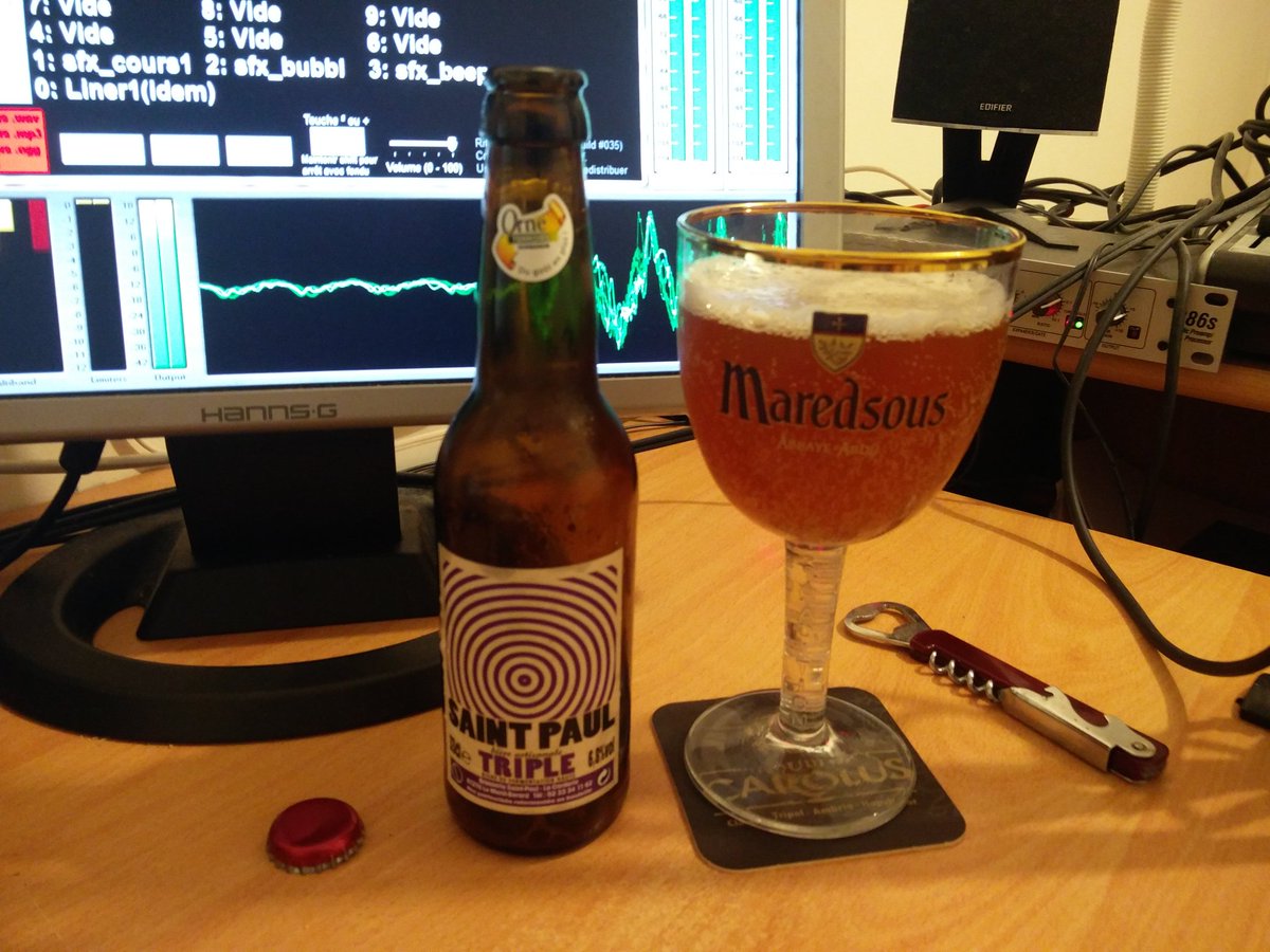 RiffAzrael's tweet image. La Saint Paul Triple de la brasserie Normande Saint Paul dans l'Orne en bière de la semaine dans #Besides : une excellente triple très fruitée (banane), subtile et de caractère ! Excellente découverte !