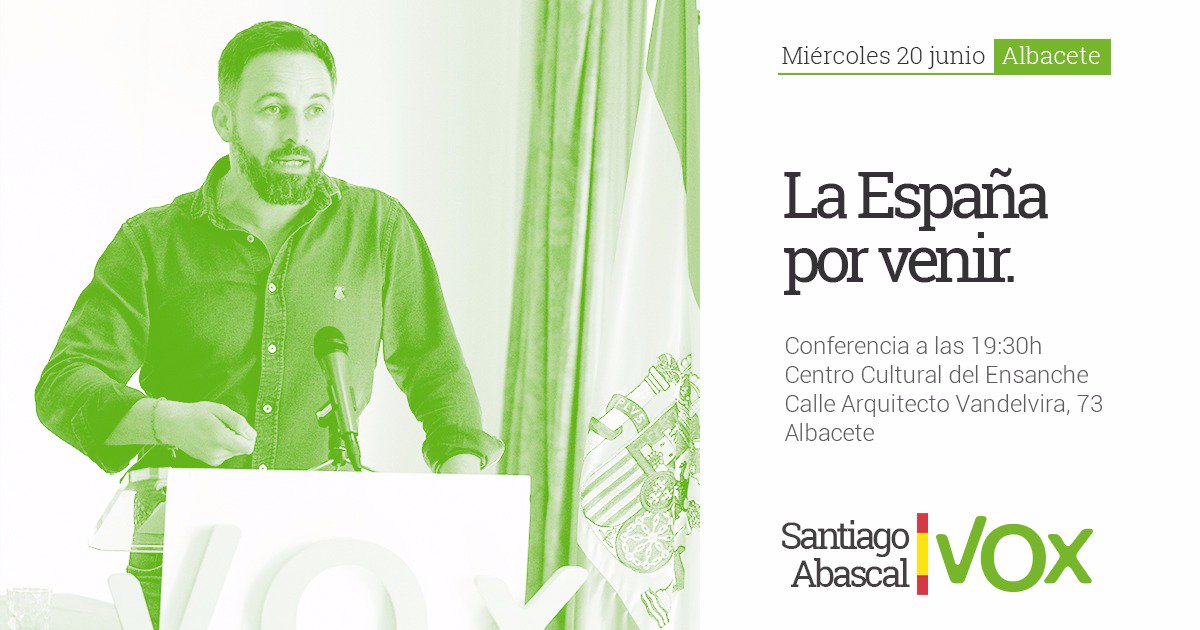 Santi_ABASCAL's tweet image. Mañana acto de VOX en #Albacete...y después veremos juntos el partido España-Irán ⚽️

Nosotros con España....
....Pablo Iglesias con Irán. 
🇪🇸🇪🇸🇪🇸🇪🇸🇪🇸
