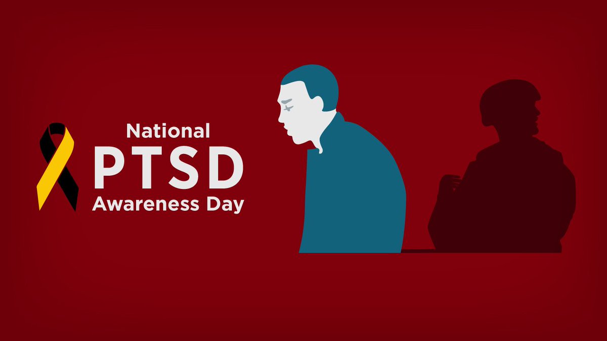 Today we recognize those who fought for our country. We stand by you and your fight. #NationalPTSDAwarenessDay