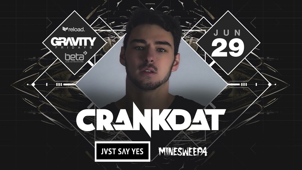 BetaNightclub's tweet photo. #GravityFridays 6/29 w/ @crankdat + @JVSTSAYYES + @MineSweepa! Tickets: https://t.co/xVMp0ZEeqg https://t.co/Rvvaff1fIP