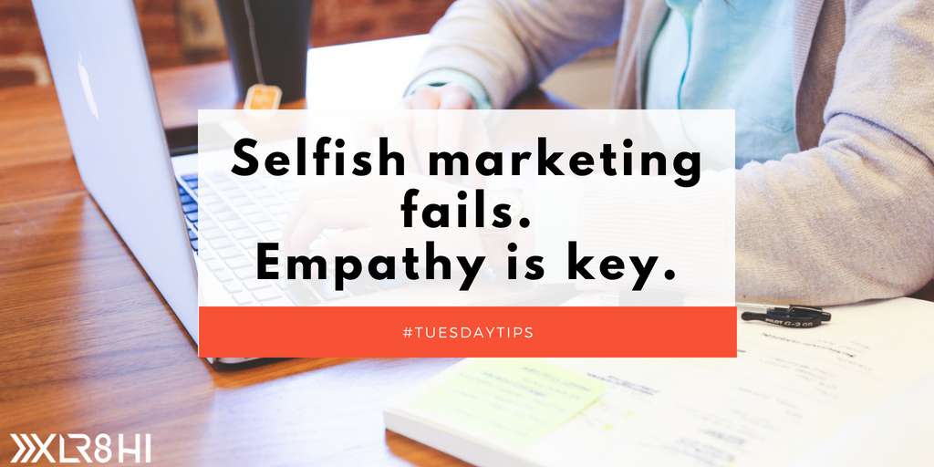 XLR8HI's tweet photo. #XLR8HI #Marketing #TuesdayTip : People are different, so be others-centered. What would my customer want? What would appeal to their interests?
#SultanVentures #StartupLife #Entrepreneur #Oahu #HawaiiBusiness https://t.co/k4vFVwUBLZ