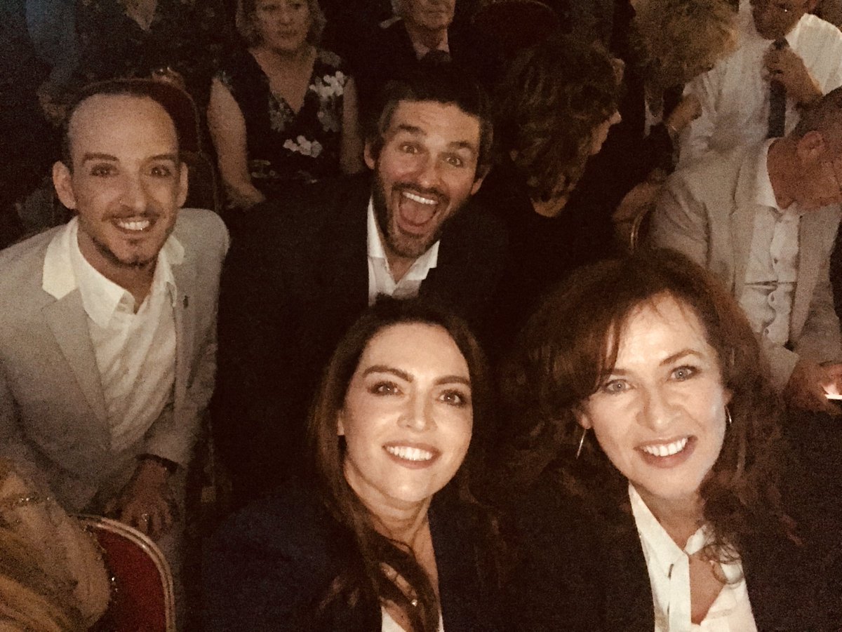 deirdreheenan's tweet photo. Packed @PlayhouseDerry to hear @RealRomaDowney read from ‘Box of Butterflies’. Not a dry eye in the house. #yellowflannelsheets @ghuttonofficial https://t.co/vfVGaV8gt3
