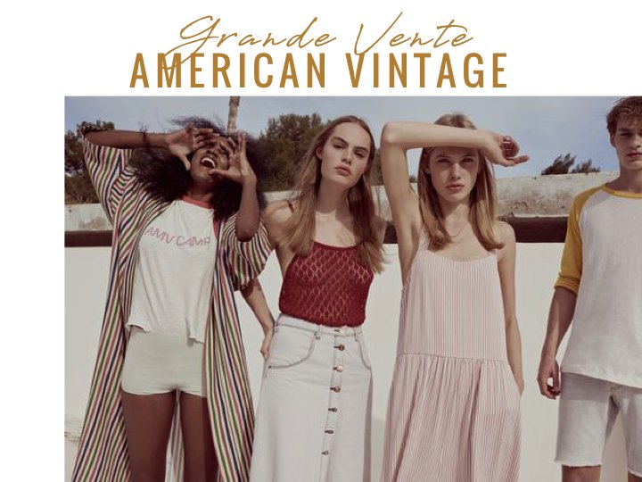 EspaceVPStRemy's tweet photo. La Grande Vente #AmericanVintage commence DEMAIN ! Rendez-vous à l'Espace pour découvrir la #Collection Printemps-Été 2018 (Homme &amp; Femme)... 🌻 https://t.co/kfeJNBCCzM