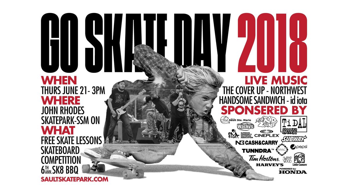 Check out this great event Thursday at the skatepark! #GoSkateDay2018 https://t.co/fK9VrHyeJx