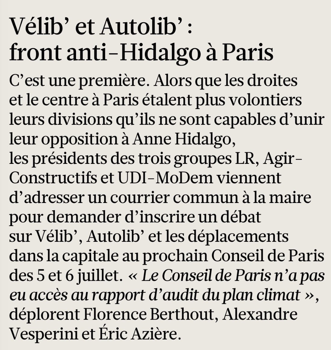 Un front pionnier et, souhaitons-le, bientôt fortifié et populaire