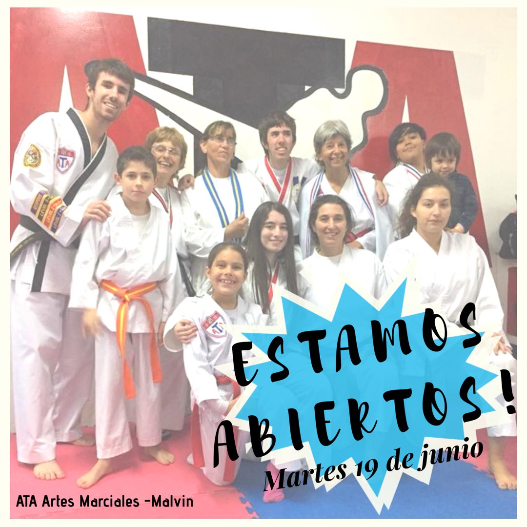 ATAMalvinMA's tweet photo. Los esperamos! A ENTRENAR 💪🏼😄🥋 https://t.co/4pwU56ovEJ