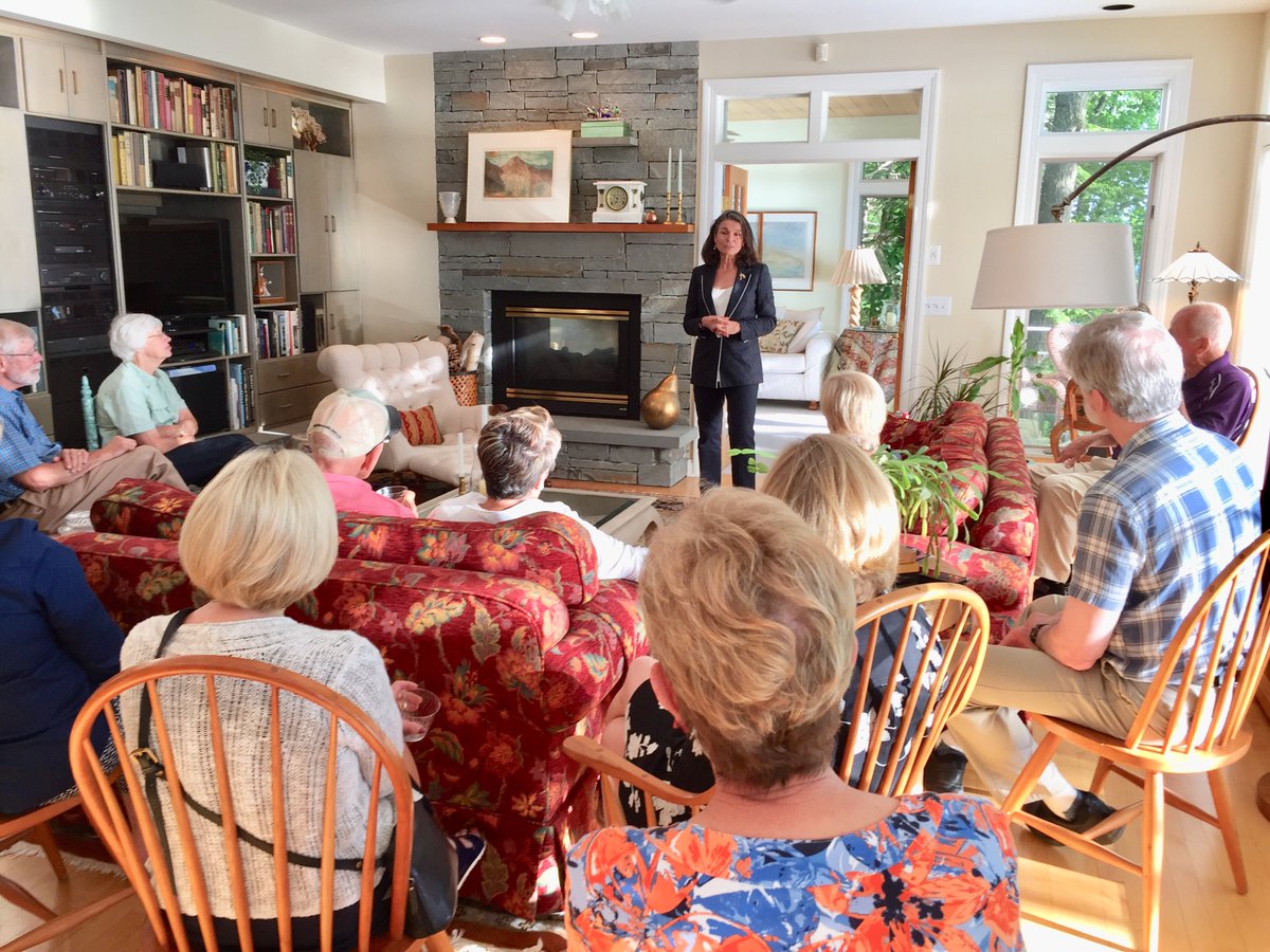 Linda4Congress's tweet photo. Thanks so much to Susie Backstrom for hosting a house party in Ithaca, and thanks to all who attended, listened, and shared their visions for #NY23. I am strongest as your representative when I hear directly what your biggest concerns are, and then we can work together to fix it. https://t.co/6z7YxIzF2f