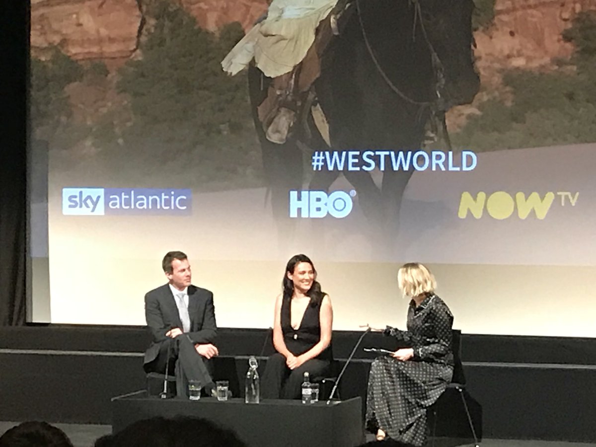 SimonWinton's tweet photo. Got to see the global premiere of the Westworld season 2 finale tonight #perksofthejob #nowtv #lifeatsky https://t.co/NMlMsSvt4C