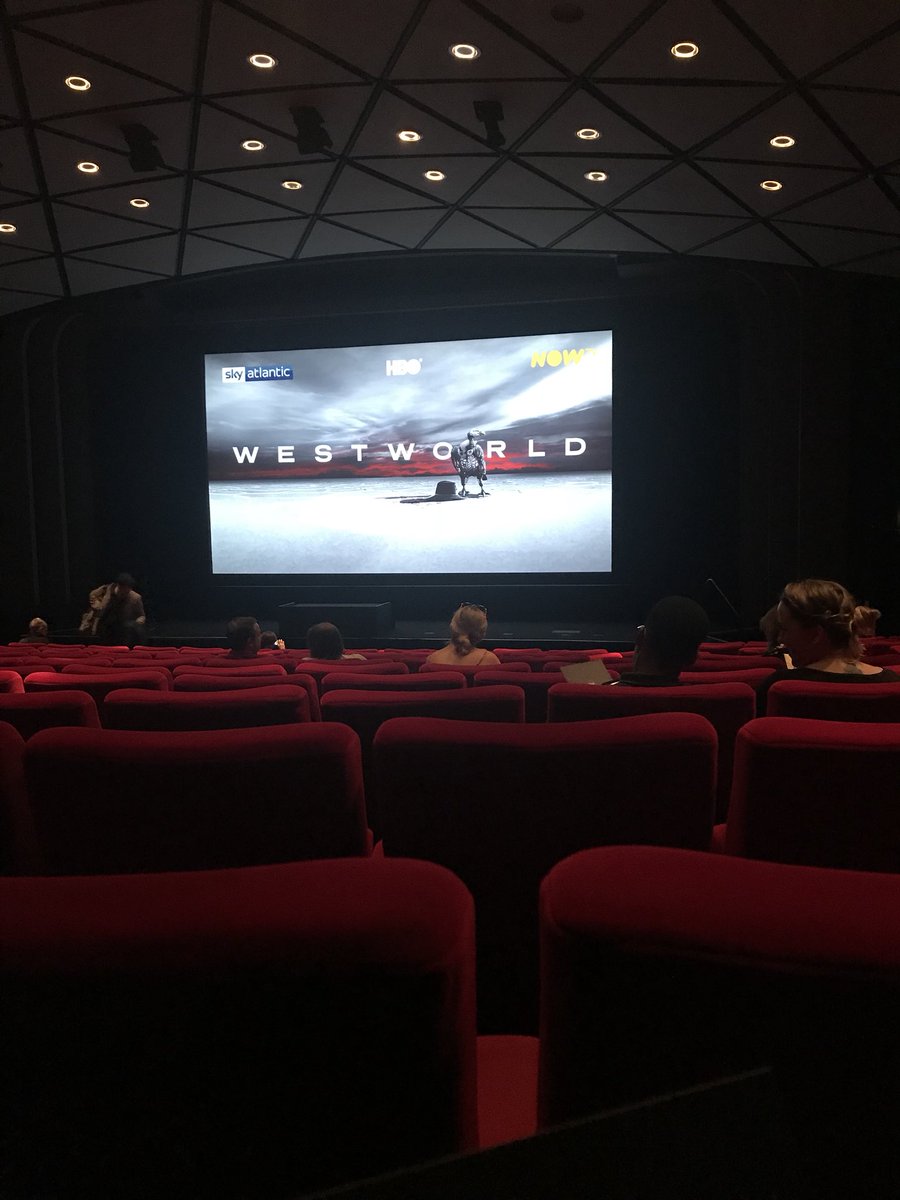 SimonWinton's tweet photo. Got to see the global premiere of the Westworld season 2 finale tonight #perksofthejob #nowtv #lifeatsky https://t.co/NMlMsSvt4C