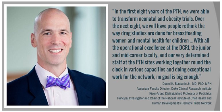 DCRINews's tweet photo. DCRI’s Pediatric Trials Network (PTN) team has been awarded $96 million by @NICHD_NIH to design and lead #pediatric trials over the next eight years. https://t.co/hyozW8R8zR  @PediatricTrials @PedsDanny @mickycwMD https://t.co/N6oztRjWc9
